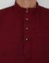 BAJU MELAYU AQSAD S/FIT (MAROON)